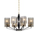 Loft Industry Modern - Decanter Chandelier Black